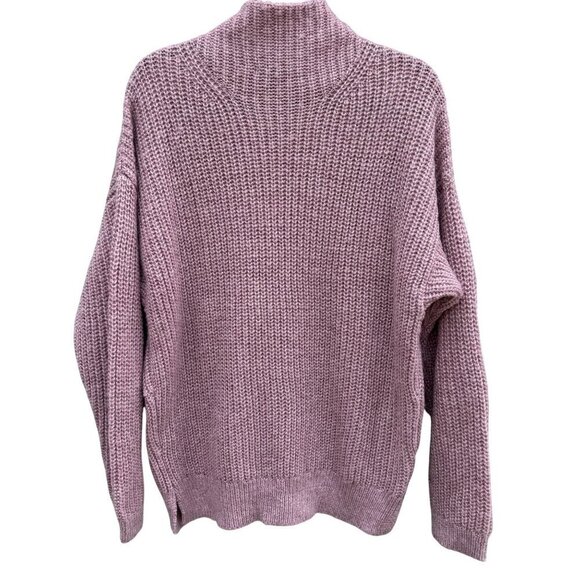 APT 9 Womens Pink Ribbed Turtleneck Wide Knit Long Sleeve Cozy Sweater New L - Picture 7 of 9